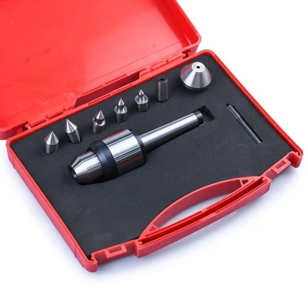 Вращающийся центр MULTI POINT LIVE CENTER конус КМ2 в кейсе GOLDRATIO М00023637