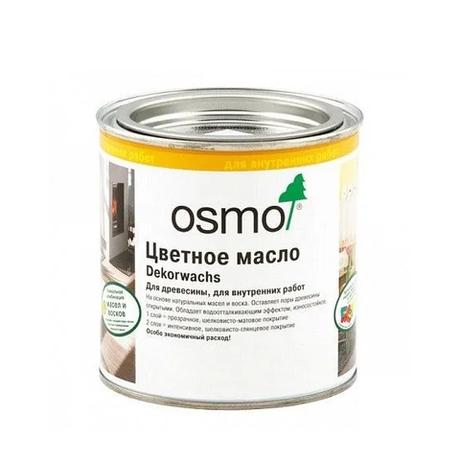 Новинка! Цветное масло прозрачное Osmo 3138 Махагон 0,22 л Dekorwachs Transparent Tone для внутренних работ 10100096_2