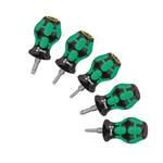 АКЦИЯ ДЕКАБРЬ 2025! Набор коротких отверток 5 шт. WERA Stubby Set 1 SL3.5 / 4 / 5.5, PH1/2 x 25 мм WE-008870