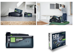 Новинка 2026! Энергокомплект стартовый FESTOOL 18В 2xHP5,0/TCL6, ДВА Аккумулятора BP 18 Li 5,0 HP-ASI 2x HighPower, Быстрозарядное устройство TCL 6 578736