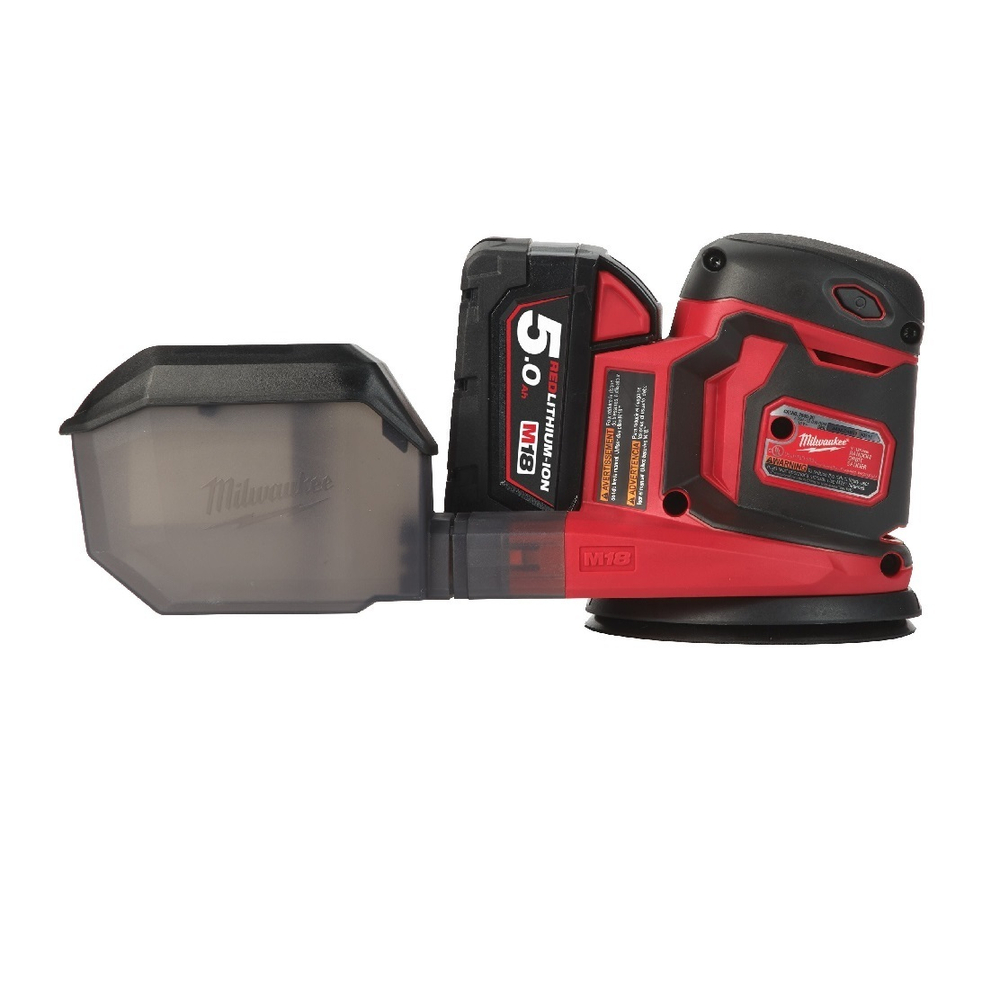 Новинка! Легкий старт: Аккумуляторная шлифовальная машина MILWAUKEE M18 BOS125-0, орбита 2,4 мм, подошва 125 мм 4933464228