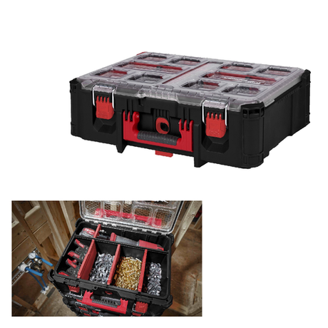 Новинка! Органайзер большой Deep Organiser PACKOUT MILWAUKEE 4932478625