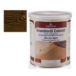 ЧЕРНАЯ ПЯТНИЦА! Масляное покрытие для полов и паркета Grundierol 1 л цвет 11 темный дуб для внутренних работ Borma R3910-11