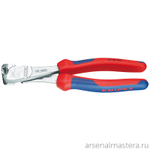 Кусачки торцевые особой мощности 200 мм, хром, 2-комп ручки 67 05 200 KNIPEX KN-6705200