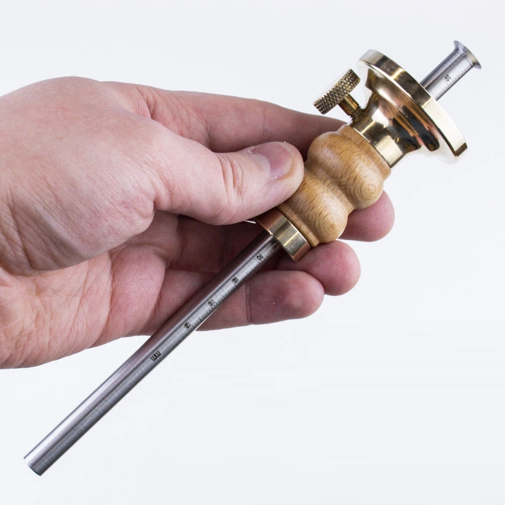 Новинка! Рейсмус для разметки GOLDRATIO металлический 175 мм М00024365