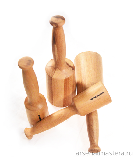 ХИТ! Киянка буковая Петроградъ круглая  D 65 х 250 мм 300 г РН-КЦМ1-00 М00014036