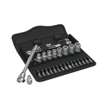 Новинка! Набор 28 предметов 8100 SA 8 Zyklop Metal Switch с трещоткой, реверс, 1 / 4 дюйм WERA WE-004018