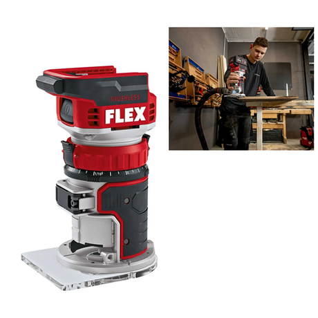 Новинка! Аккумуляторный фрезер FLEX CER 18.0-EC C 531634