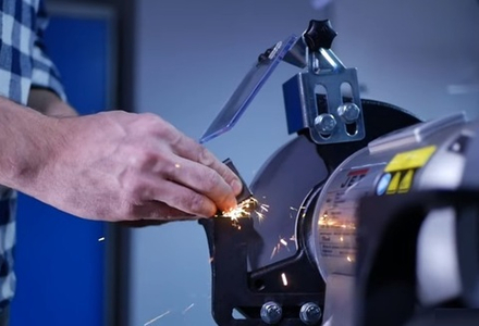 Промышленный станок для заточки и правки инструмента из металла / Точило 0,75 кВт 230 В IBG-8 JET 578008M