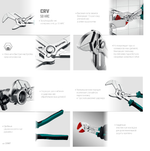 Новинка! Клещи переставные - гаечный ключ KRAFTOOL Vise-wrench 250 мм, 2-х компонентные рукоятки, быстрая настройка нажатием кнопки, принцип трещетки 22067