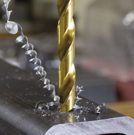 Набор из 19 шт сверл спиральных по металлу HSS-G TIN 1,0-10 мм в пластиковом кейсе RUKO 250214TRO