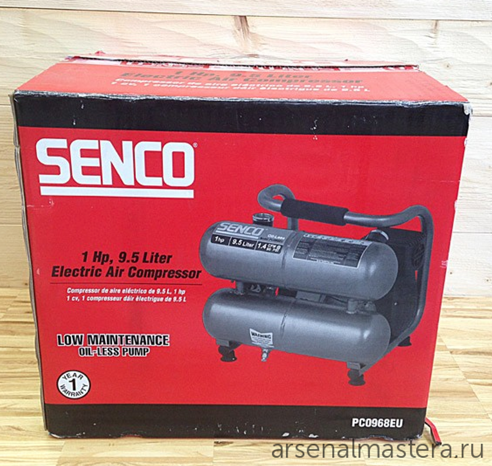 СУПЕР ХИТ! Компрессор безмаслянный малошумный Senco PC0968EU