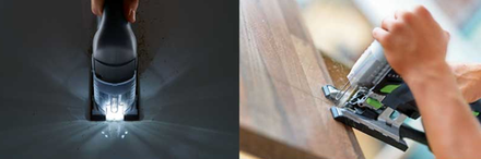 Аккумуляторный маятниковый лобзик с ручкой - скобой FESTOOL CARVEX PSBC 420 18 V EB-Basic 576530