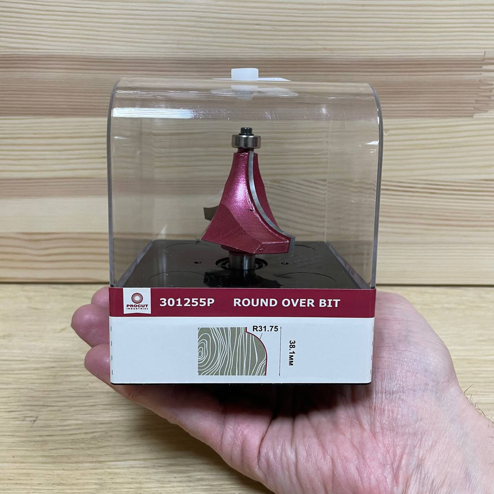 Новинка! Фреза внутренний радиус кромочная нижний подшипник PROCUT R=31,75 D=76,2x38,1x87 S=12 301255P