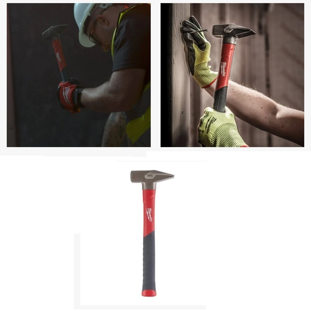 ХИТ! Молоток слесарный с рукояткой из стекловолокна Fiberglass Engineers Hammer 800 г Milwaukee 4932478664