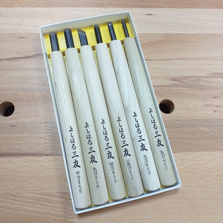 Набор японских резцов профессиональных Miki Tool Y-6 М00013799