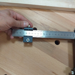 ХИТ! Кондуктор для установки мебельных ручек, шкала: дюйм / мм WOODWORK DGA-002