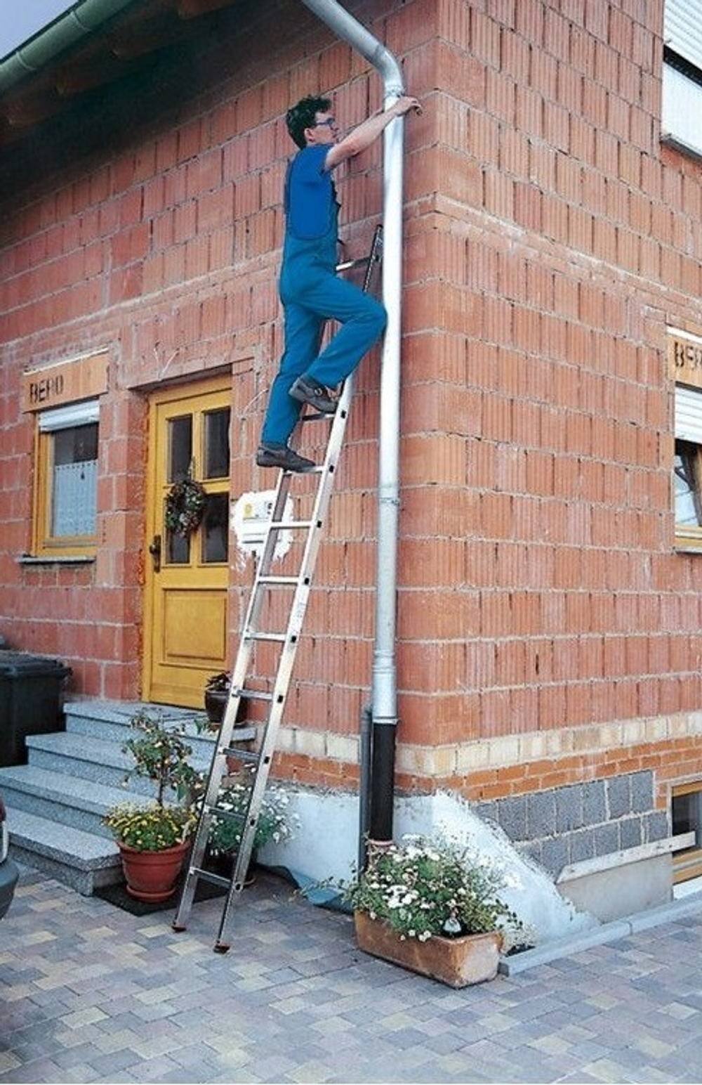 Приставная лестница односекционная KRAUSE MONTO SIBILO 6 ступеней 121387