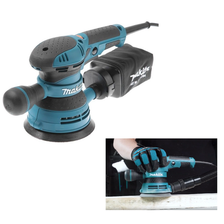 Новинка! Эксцентриковая шлифмашина сетевая Makita 0,3 кВт Диск 125 мм, амплитуда колебаний 2,8 мм BO5041