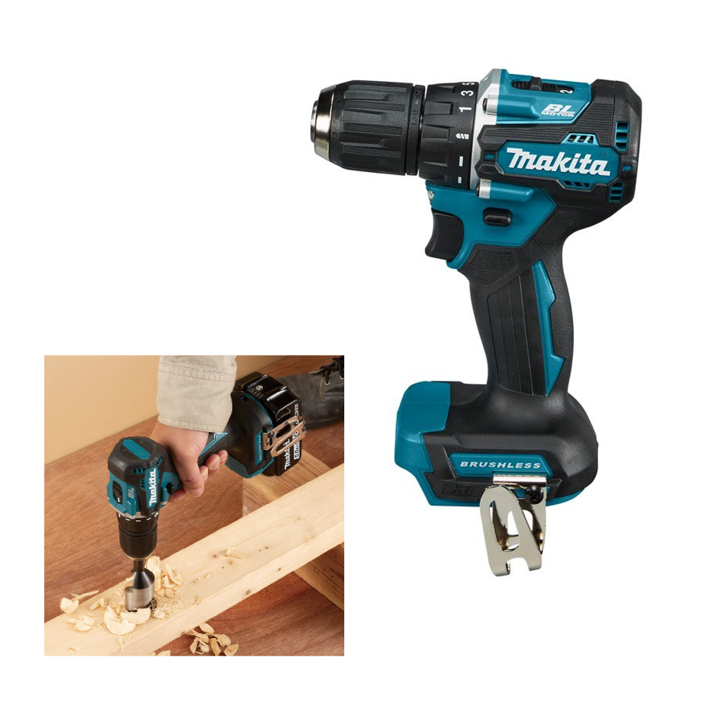 Новинка! Аккумуляторная дрель - шуруповерт Makita XPT 18 В, Max D сверления металл 13 мм, дерево 36 мм DDF487Z