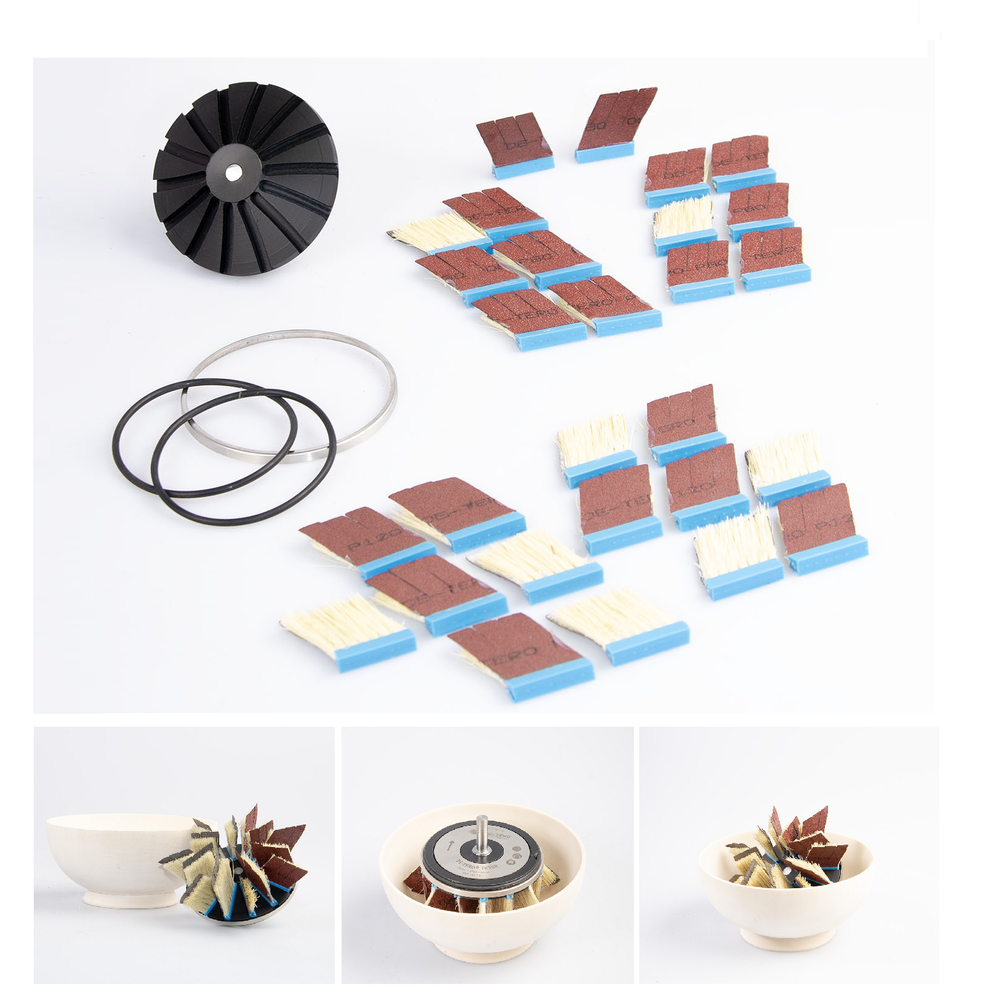 Новинка! Набор для шлифовки DE-TERO TK90R для больших чаш 323754