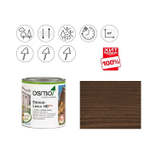 ХИТ! Однослойная лазурь для древесины для наружных, внутренних работ OSMO 9271 Венге 0,75 л Einmal-Lasur HS Plus Osmo-9271-0,75 11101270