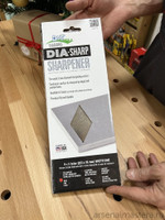 ХИТ! Брусок абразивный алмазный DiaSharp 200 х 76 мм P 600 FINE красный ромб DMT D8F М00000650