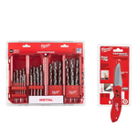 АКЦИЯ 2025 ЗИМНИЕ ПОДАРКИ! КОМПЛЕКТ с Ножом выкидным перочинным Fastback folding knife 241 мм 48221990 по цене Набора сверл по металлу 25 ед. 1 - 13 мм THUNDERWEB HSS-G GEN III 4932493870 MILWAUKEE ACC2511003