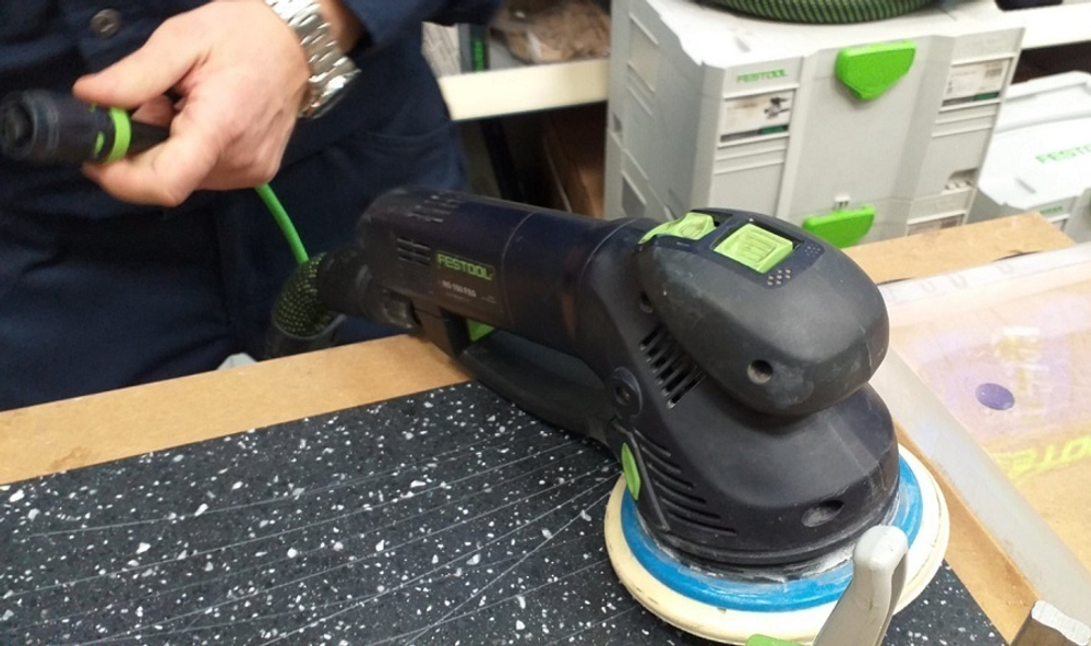 ХИТ! Эксцентриковая шлифовальная машинка с редуктором FESTOOL ROTEX RO 150 FEQ-Plus для грубого, тонкого шлифования и полирования в систейнере Systainer SYS3 M 237 576017
