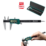 ХИТ! Штангенциркуль электронный металлический KRAFTOOL 150 мм, метрическое и дюймовое измерения, автовыключение 34460-150