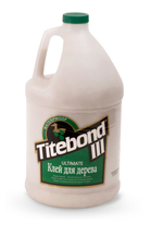 СУПЕР ХИТ! Клей повышенной влагостойкости Titebond III Ultimate Wood Glue 1416 полупрозрачный кремовый 3,8 л TB1416