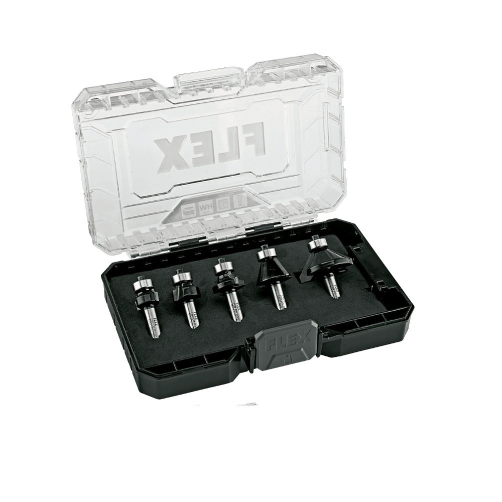 Набор кромочных фрез 5 шт в боксе CER BIT SET1 Flex 532011