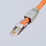 ХИТ! Пресс - клещи для штекеров RJ 45 "3 в 1" 190 мм   гнезд 1, 8-пин 8P8C, резка и зачистка кабеля KNIPEX KN-975113