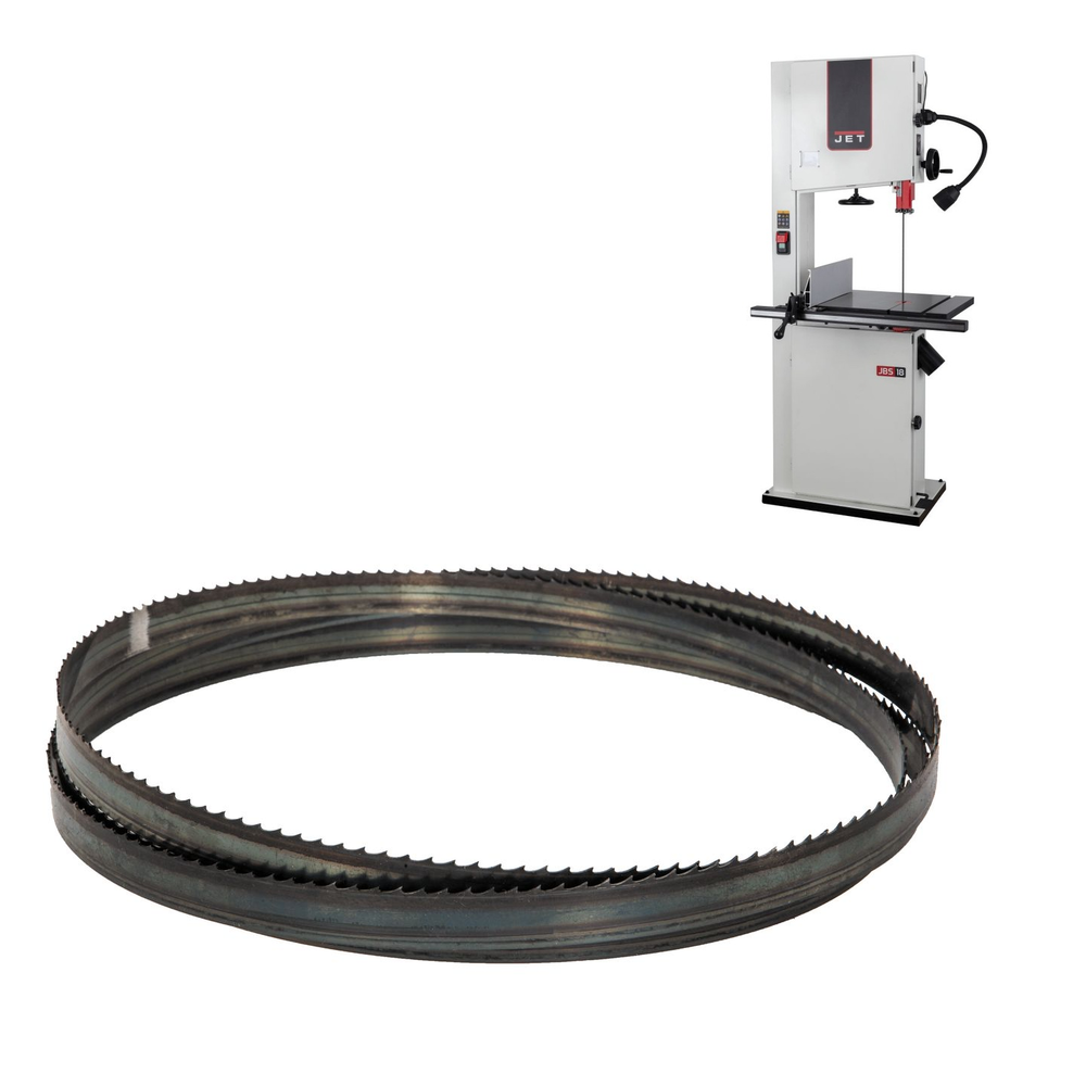 Новинка! Полотно пильное JET 06 х 0,65 х 3810 мм 6TPI из английской каленой высококачественной стали по технологии Flexback специально для мебельных ленточных пил, для JWBS-18-M/T, JWBS-18SFX Woodwork F6.6.3810-6