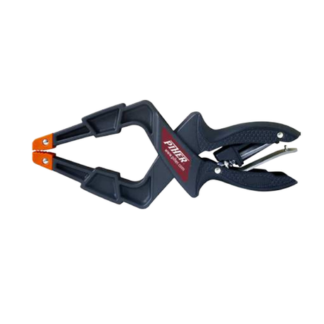 Новинка! Пружинный зажим с фиксацией Piher, ширина раскрытия 85 мм, глубина 85 мм 52203 М00014031