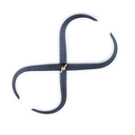 Новинка! Кронциркуль двусторонний GOLDRATIO длина 175 мм, ширина раскрытия 210 мм, для измерения толщины стенок у токарных деревянных изделий, переноса размера М00024710