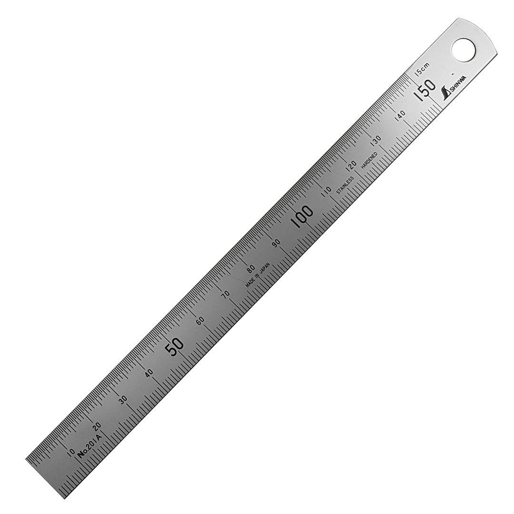 ХИТ! Линейка Shinwa дюймовая 150 мм /6 дюйм (шкала - в мм и дюймах) Sh 22004 М00016580