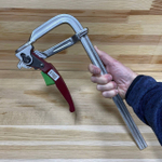 ХИТ! Струбцина быстрозажимная с трещоточным (храповым) механизмом Pal 30 х 12 см 4000N Piher М00006510