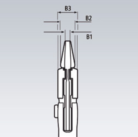 Клещи переставные-гаечный ключ 250 мм, зев 52 мм, хром, 2-комп ручки, проушина для страховки 86 05 250T KNIPEX KN-8605250T