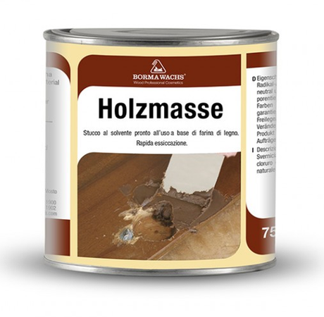 Шпаклевка нитро Holzmasse 250 мл цвет 62 МАХАГОН для внутренних и наружных работ Borma R1800MO