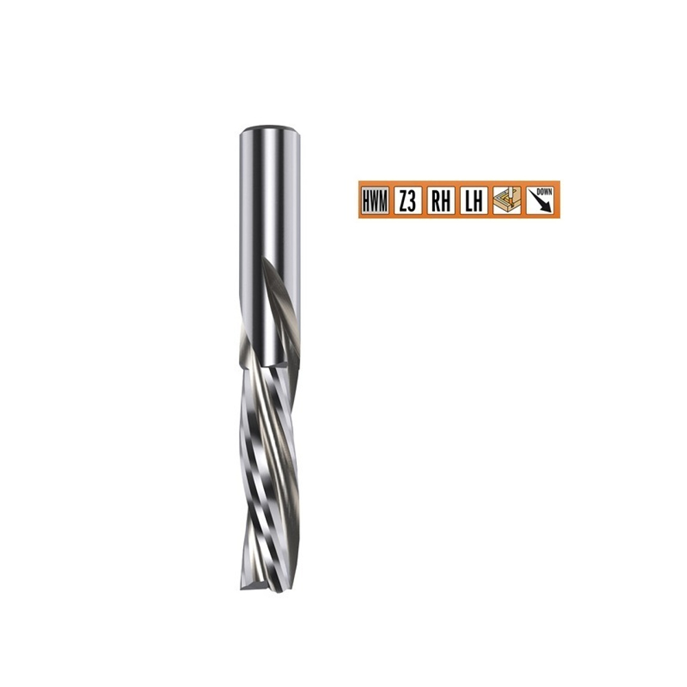 Фреза спиральная монолитная 12 x 42 x 90 Z 3 S 12 RH CMT 194.121.11
