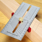 ХИТ! Шаблон универсальный для разметки ящичных шипов 180 мм WOODWORK MGR-001