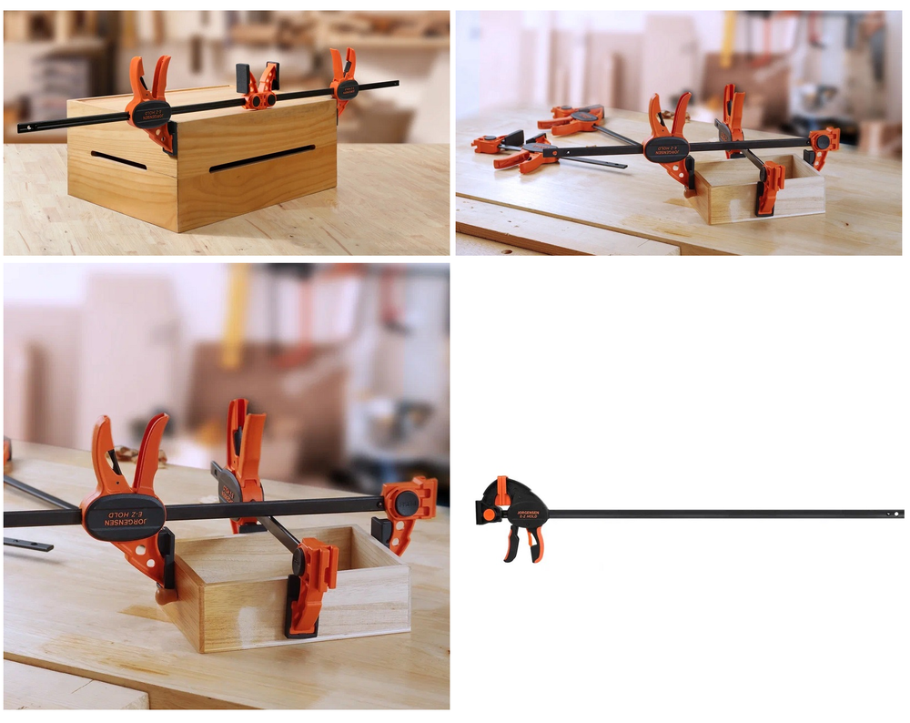 ХИТ! Струбцина быстрозажимная Heavy Duty E-Z HOLD 900 х 92 мм для тяжелых условий эксплуатации PONY JORGENSEN 33736