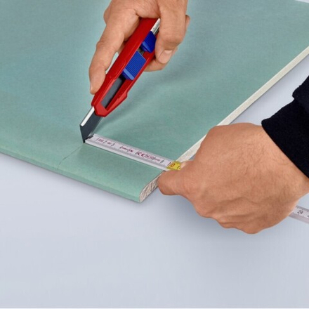 ХИТ! Нож универсальный 165 мм CutiX для стандартных отламывающихся лезвий на 18 мм KNIPEX KN-9010165BK