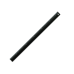 Новинка! Линейка - направляющая японская универсальная TAJIMA Cutter Guide Slim 600 мм, для резания ножом (резаком) с точной метрической шкалой, с противоскользящей лентой CTGSL600