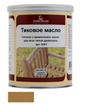Масло тиковое (тара 1 л) цвет М12041 (натуральное дерево) для внутренних и наружных работ Borma EN0361-M12041