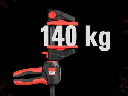 АКЦИЯ 2026 ХИТ! Струбцина быстрозажимная с вращающейся рукояткой 300 мм поворот на 360 градусов Сила зажима до 1400 Н BESSEY BE-EZ360-30