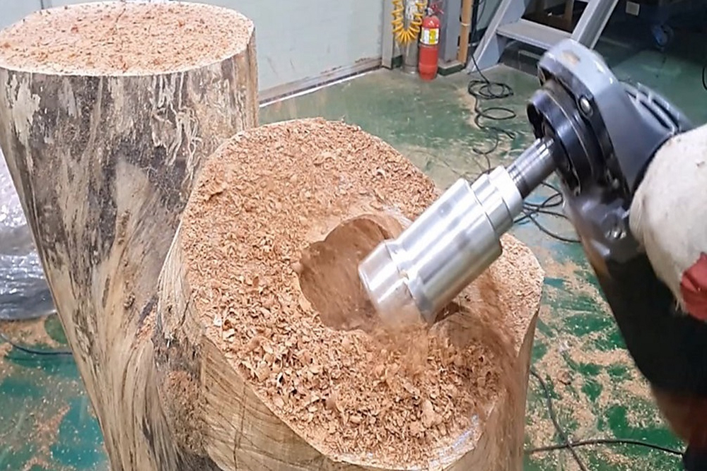 Новинка! Фрезерная насадка Holes Cutter 3 дюйм D 60 мм, Насадка 60 х 140 мм с тремя резцами диаметром 8 мм Manpa М00019726
