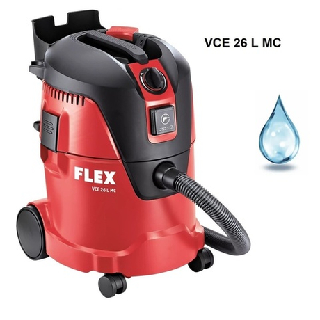 Пылесос профессиональный безопасный 1,25 кВт класс L, бак 25 л VCE 26 L MC FLEX 405426