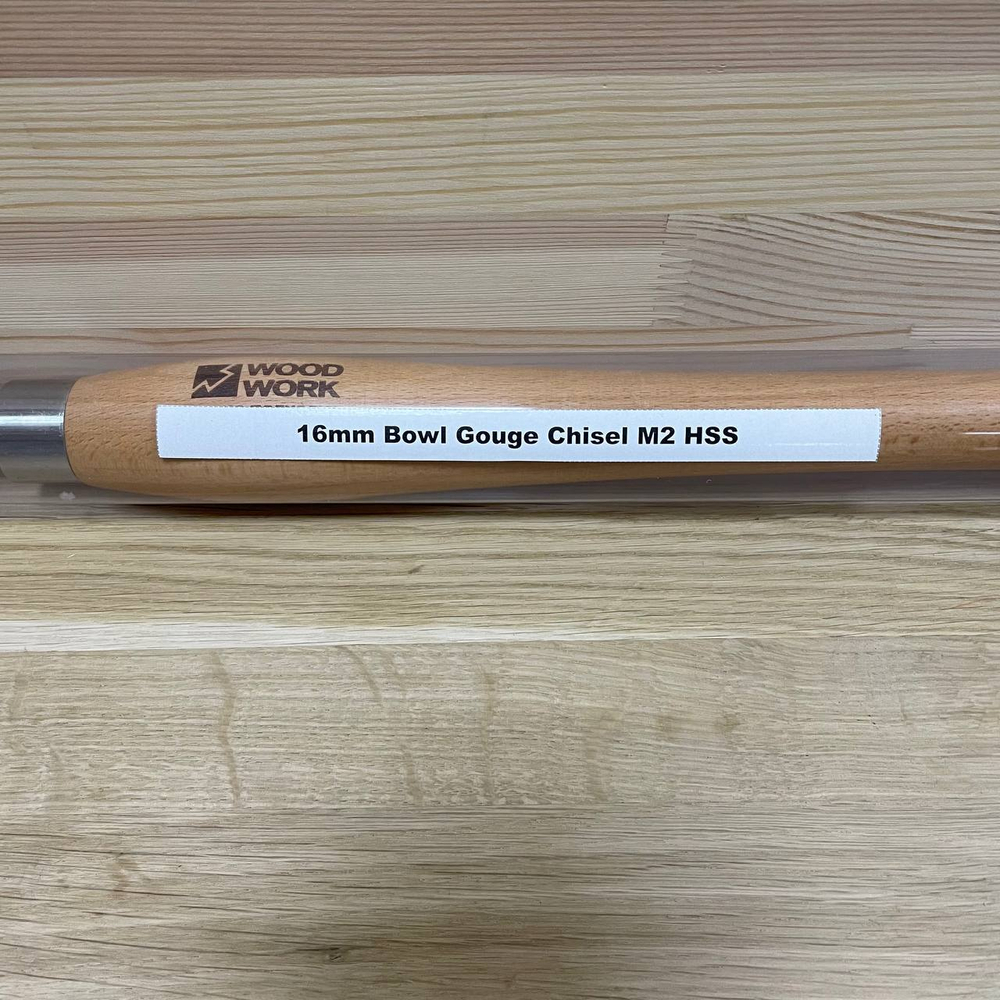 СКИДКИ ЧЕРНАЯ ПЯТНИЦА! Токарный желобочный резец 16 мм HSS M2 Woodwork PWT-016